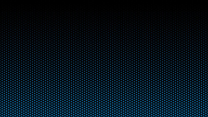 N11_Dot Gradation_Blue Ptn, Black Bkg