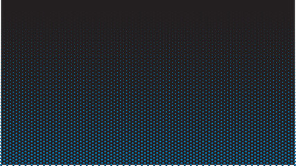 N11_Dot Gradation_Blue Ptn, Black Bkg