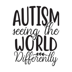 Autism Seeing the World Differently SVG Cut File