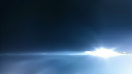 Abstract bright light and dark gradient background, perfect for atmospheric or design projects requiring a contrasting light effect.