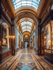 Fototapeta premium Long Hallway Skylight