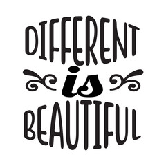 Different is Beautiful SVG