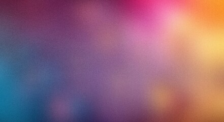 Retro pink purple blue orange grainy gradient background noise texture effect summer poster design seamless colors teal abstract wave pattern.