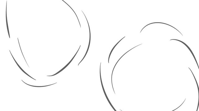 Two large vortices are spinning at the top and bottom corners of the image.