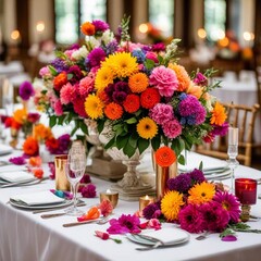 wedding table decoration