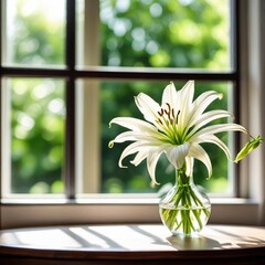 flower in the window