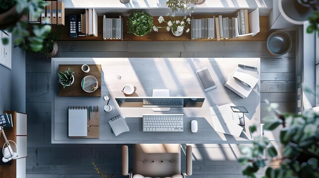 Envision a wellorganized workspace where efficiency and performance are optimized through smart planning and multitasking.