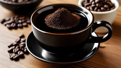 Obraz premium Aromatic coffee a moment of tranquility