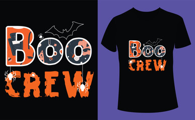 Boo Crew Shirt, Funny Boo Ghost Halloween Shirt, Cute Halloween Shirts