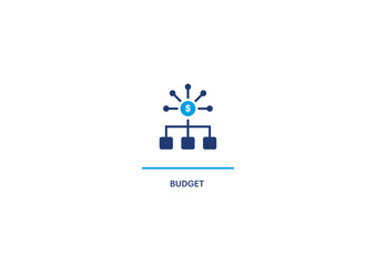 Budget icon in vector eps 10.