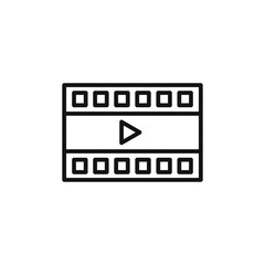 Cinema Film Icon Ideal for Movies and Video Production