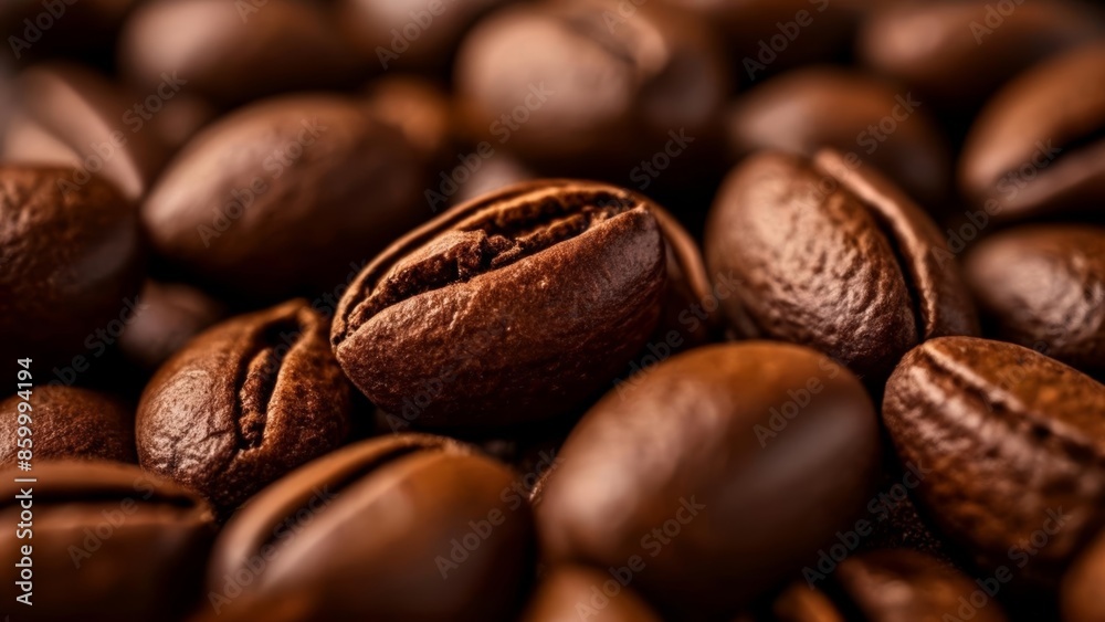 Wall mural  Aromatic coffee beans ready to brew