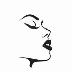 silhouette of a women 