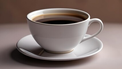 Obraz premium A moment of tranquility with a warm cup of coffee