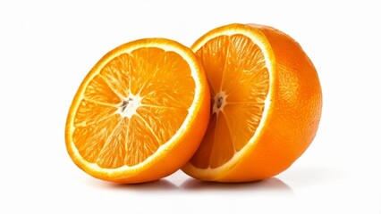 Freshly cut oranges ready to enjoy