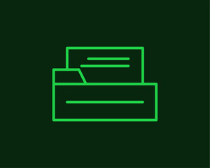 file explorer illustration in flat style design. Vector illustration.