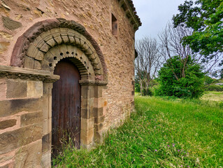 Romanesque church of San Esteban de Aramil, also known as San Esteban de los Caballeros, 12th century, Siero, Asturias, Spain