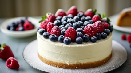  Deliciously fruity dessert ready to be savored