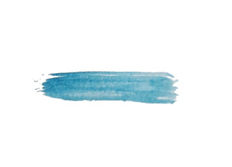 blue watercolor brush