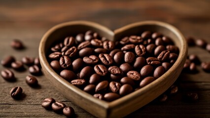 Fototapeta premium Warmth in a HeartShaped Bowl