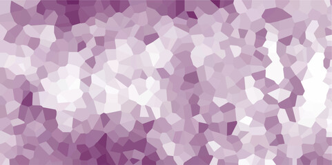 Fototapeta premium 3d Quartz matte purple Broken Stained Glass Background. Voronoi diagram background. Seamless pattern shapes vector Vintage Quartz surface white for bathroom or kitchen