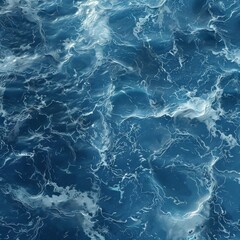 Obraz premium Tranquil Waves. Serene ocean texture concept