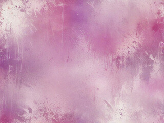 Fototapeta premium Pink and Purple Background with Vintage Grunge Texture and Watercolor Stains, Elegant Christmas Backdrop