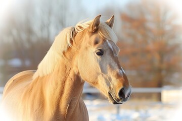 Obraz premium palomino horse