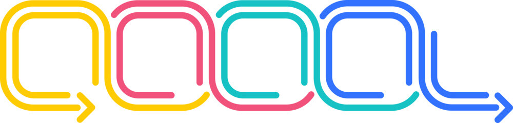 Milestone Company, Infographic simple design, Stroke line, Line art