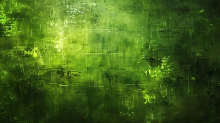 Abstract Green Grunge Texture Background - Digital Art, Green, Grunge, Texture, Abstract