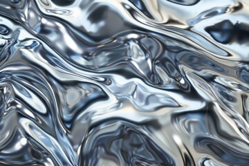 Liquid Metal Elegance. High-detailed plain background