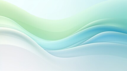 Obraz premium Abstract minimalistic background of light blue, pastel green, and white colors, wallpaper, backdrop