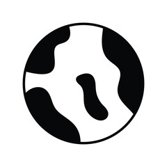 world globe icon with white background vector stock illustration