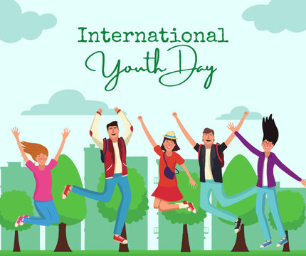 Green Minimalist International Youth Day 