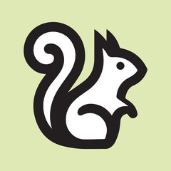 Hare Silhouette Vector Illustration on White Background.