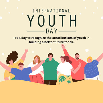 Yellow Illustrative International Youth Day