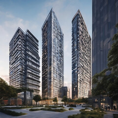 modern office building