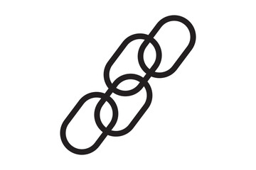Naklejka premium chain link logo template