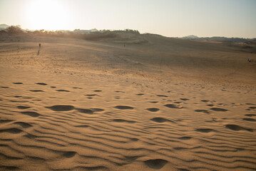 鳥取砂丘の美しい風景Beautiful scenery of Tottori Sand Dunes in Japan