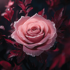 Captivating Rose Illustrative Artwork