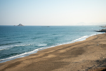 白兎海岸の美しい日本海風景Beautiful scenery of the Sea of ​​Japan
