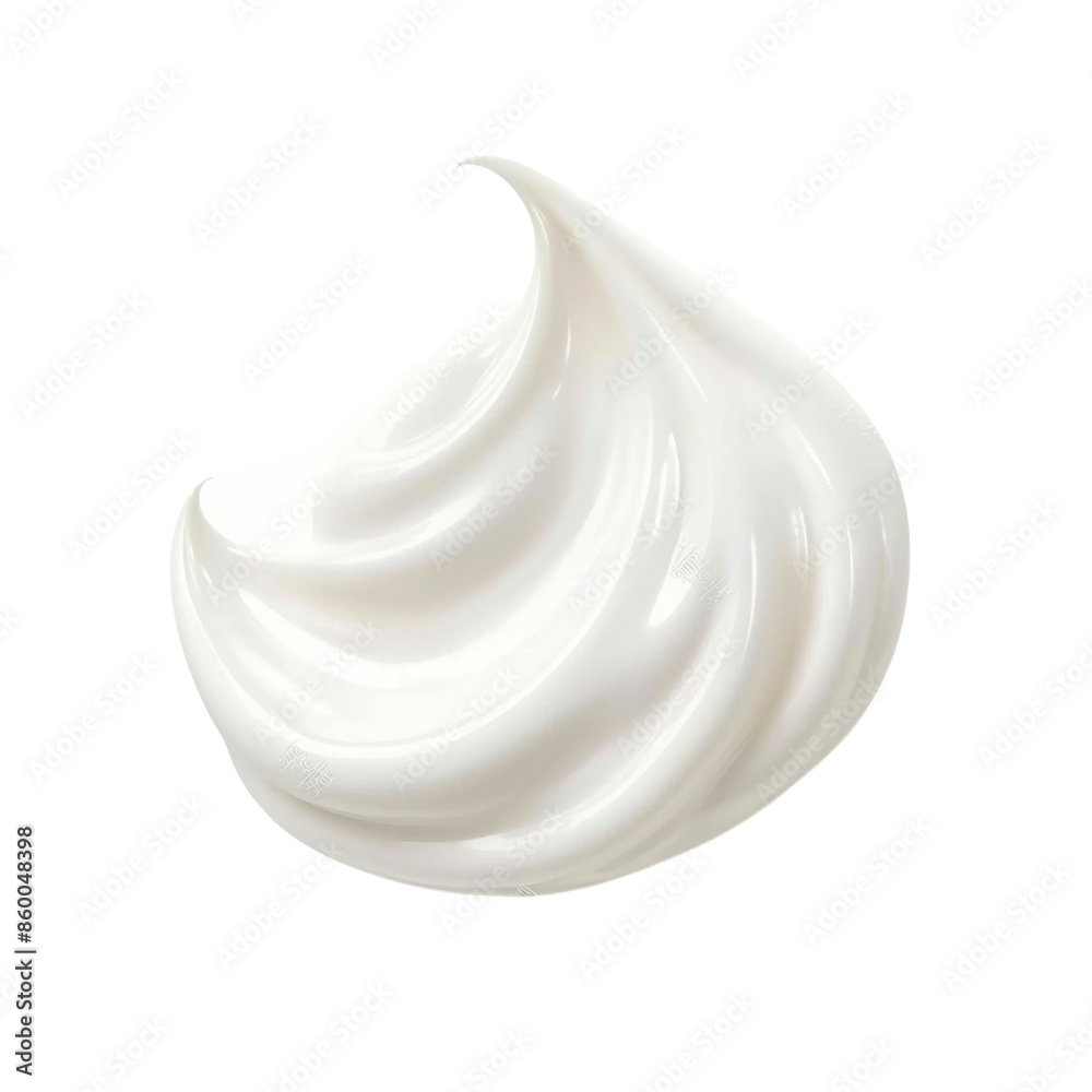 Wall mural a dollop of white cream swirls in a delicate pattern, creating a smooth and inviting texture.