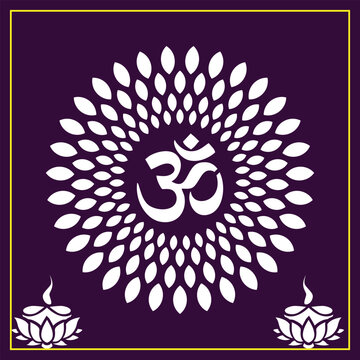 Om Jali design used for temples, Mandir. Om acrylic jali, corian jali and mdf jali.