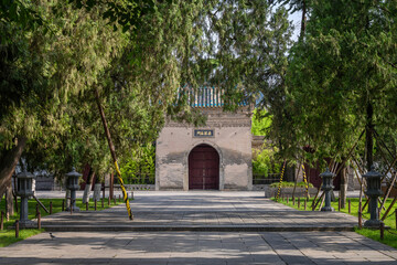 chinese temple and garden