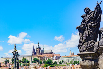 Obraz premium Beautiful monuments in the city of Prague
