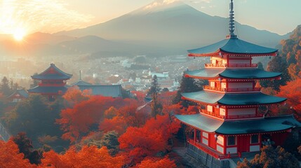 Obraz premium Golden Week Adventure in Japan.