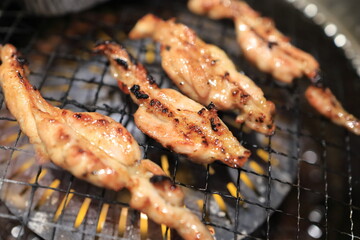 焼肉（鶏せせり）