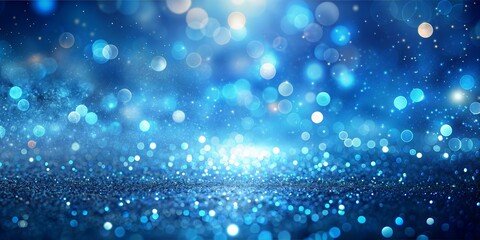 Magical Blue Glow Particles Blur: A mystical blurred background with blue glow particles, perfect for an enchanting and serene setting.
