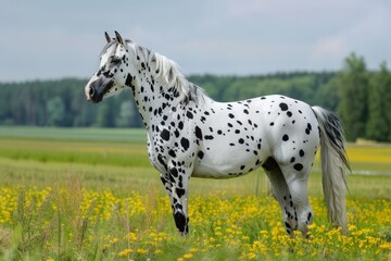 spotted knabstrupper horse