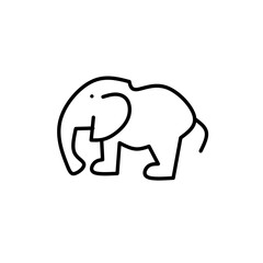 Animal icon isolated on white